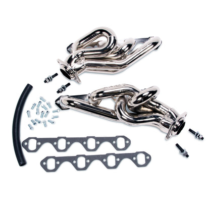 BBK 86-93 Mustang 5.0 Shorty Tuned Length Exhaust Headers - 1-5/8 Titanium Ceramic - Graveyard Performance