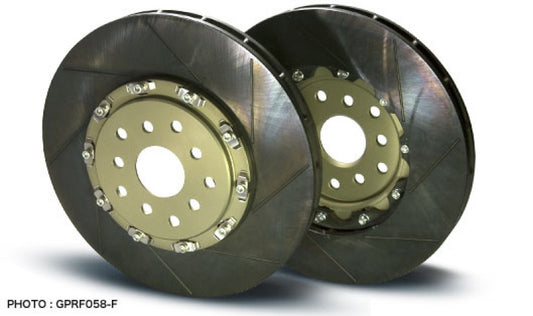 Project Mu SCR-GT Rotor 2Piece Front - Mitsubishi Lancer Evolution CP9A/CT9A Alumite - Graveyard Performance