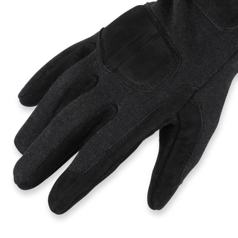 RaceQuip Black 2-Layer SFI-5 Glove - XSmall - Graveyard Performance
