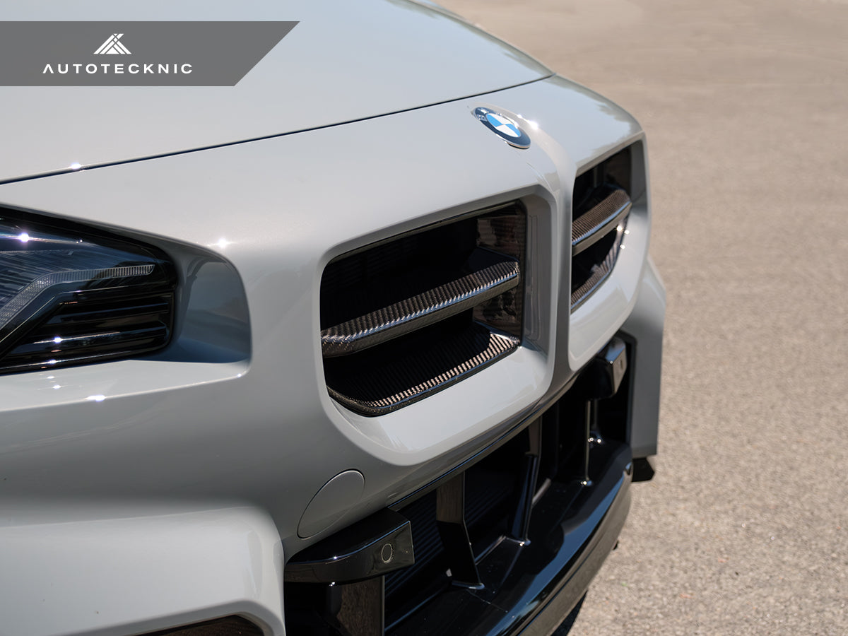 AutoTecknic Dry Carbon Motorsport Front Grille - G87 M2 - Graveyard Performance