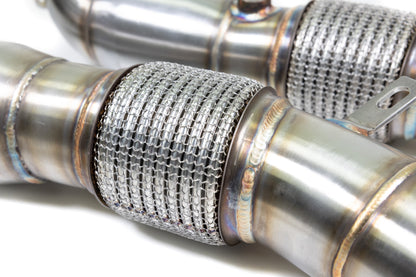 Audi 4.0T Catted Downpipes - S6 S7 RS7 A8 S8 - ARM Motorsports