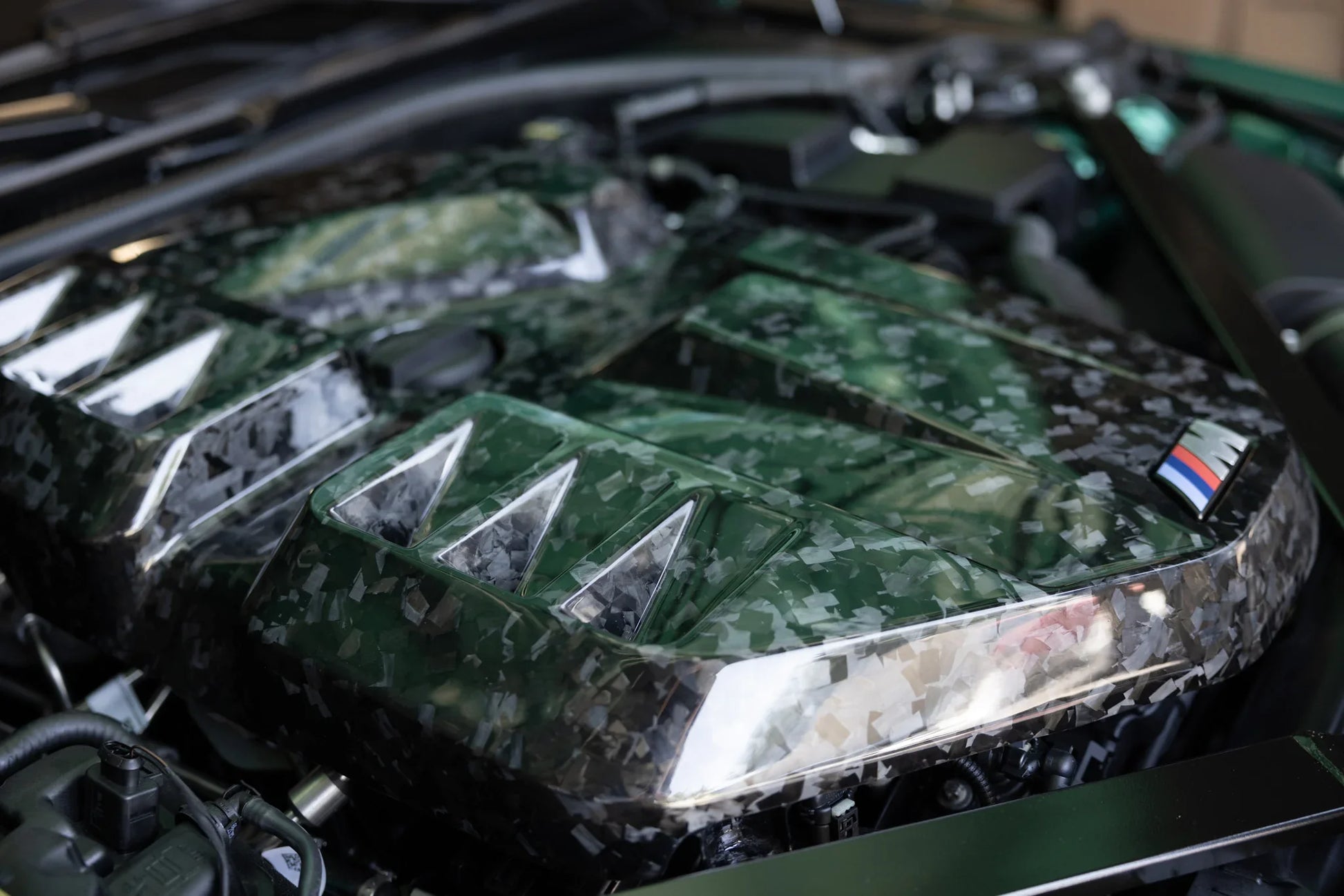 ARM Carbon Fiber S58 Engine Cover For BMW M3 M4 - Graveyard Performance
