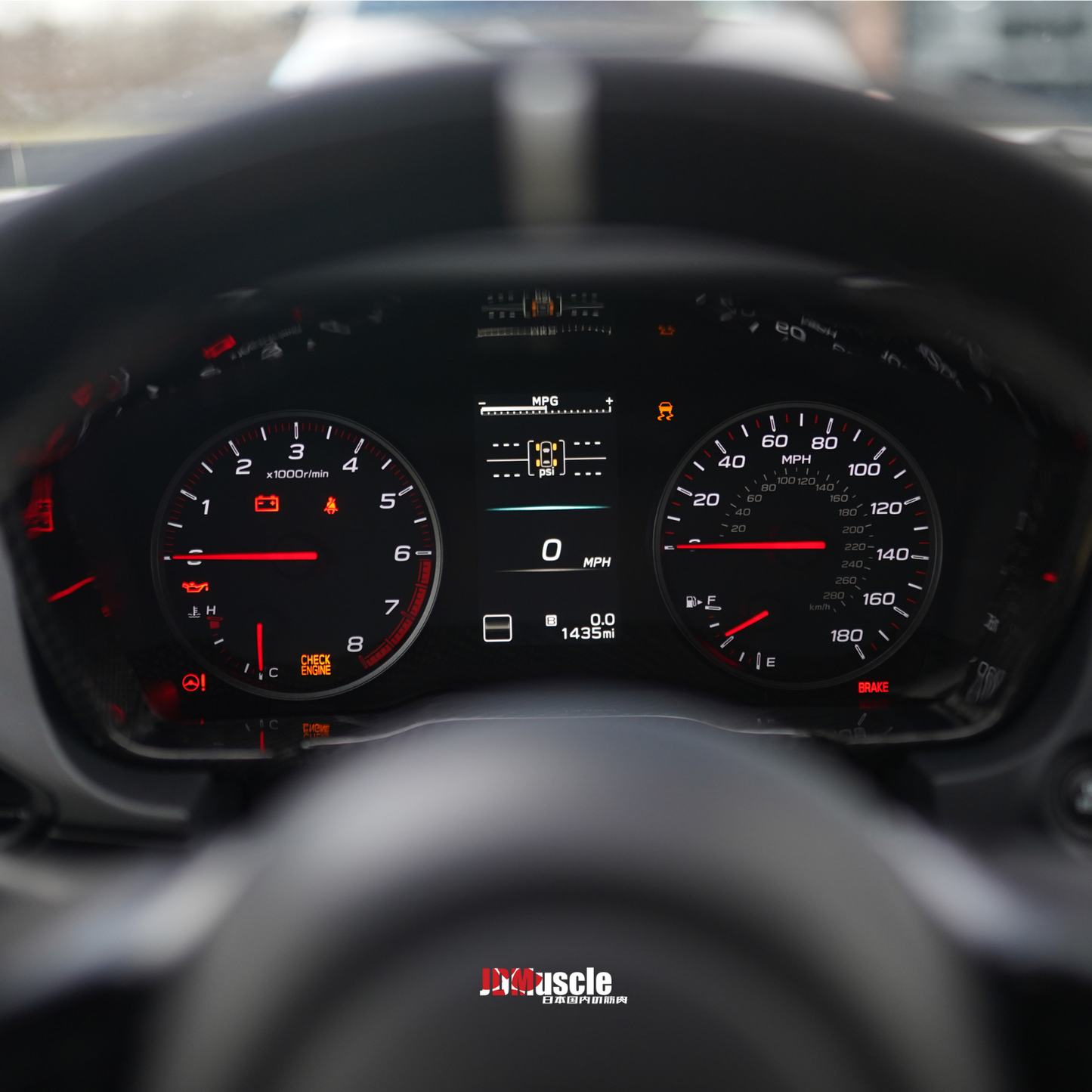 JDMuscle [22-25 WRX] Carbon Fiber Gauge Cluster Trim Replacement