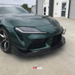 JDMuscle Tanso Carbon Fiber VS Style Canards  - 2020+ Toyota Supra w/ stock bumper
