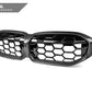 AutoTecknic Dry Carbon Fiber Honeycomb Front Grille - G20 3-Series LCI