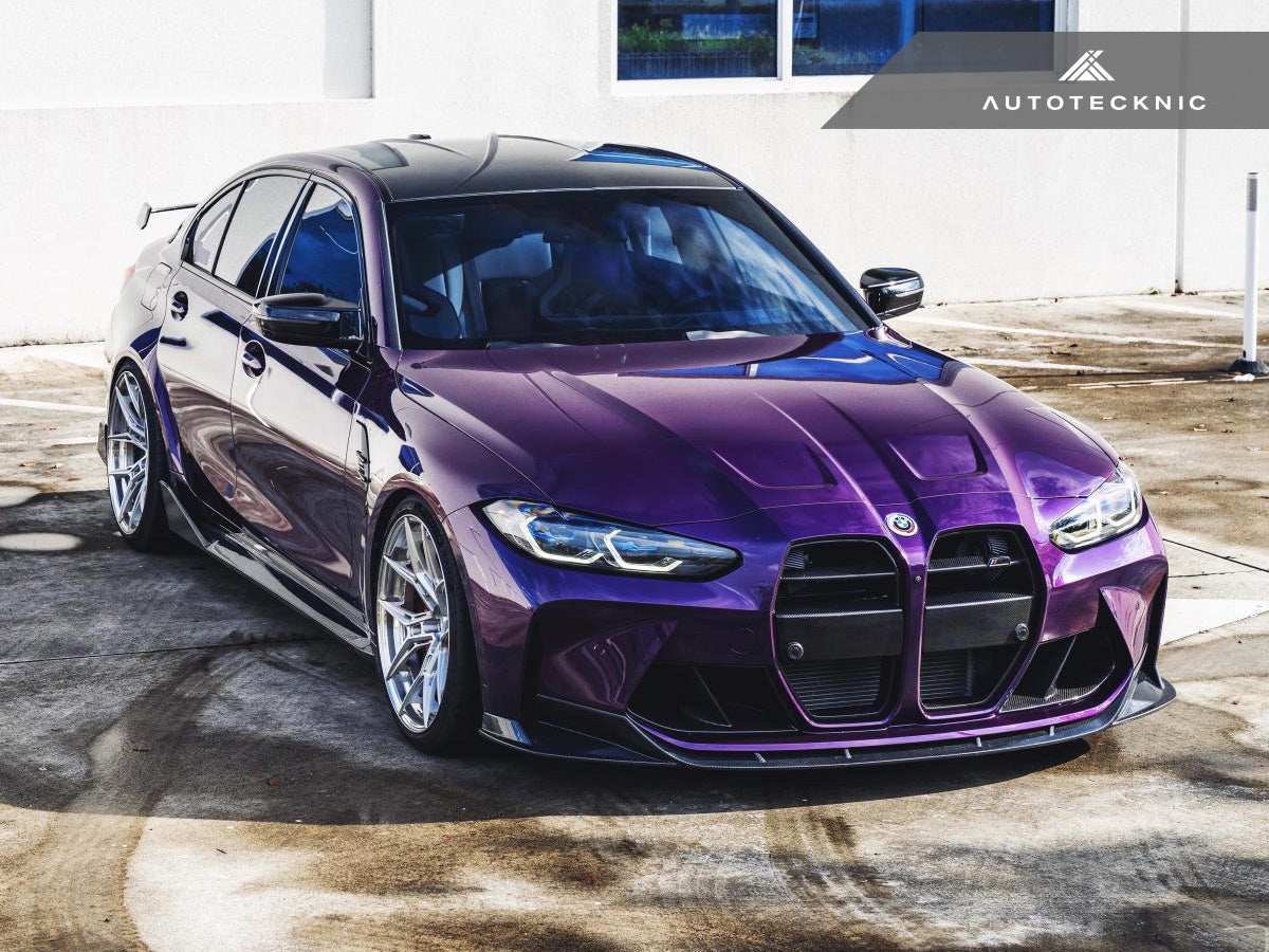 AutoTecknic Dry Carbon Motorsport V2 Front Grille - G80 M3 | G82/ G83 M4 - Graveyard Performance
