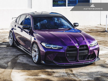 AutoTecknic Dry Carbon Motorsport V2 Front Grille - G80 M3 | G82/ G83 M4 - Graveyard Performance