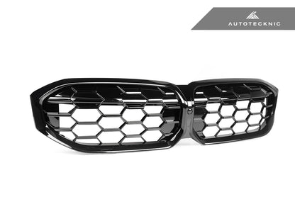 AutoTecknic Gloss Black Honeycomb Front Grille - G20 3-Series LCI - Graveyard Performance