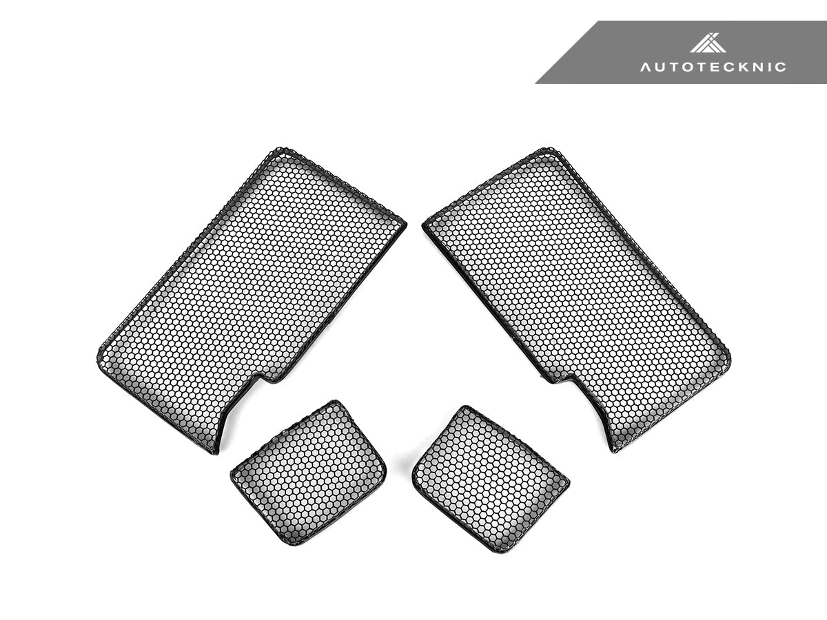 AutoTecknic Center Bumper Honeycomb Mesh Grille Kit - G90/ G99 M5 - Graveyard Performance