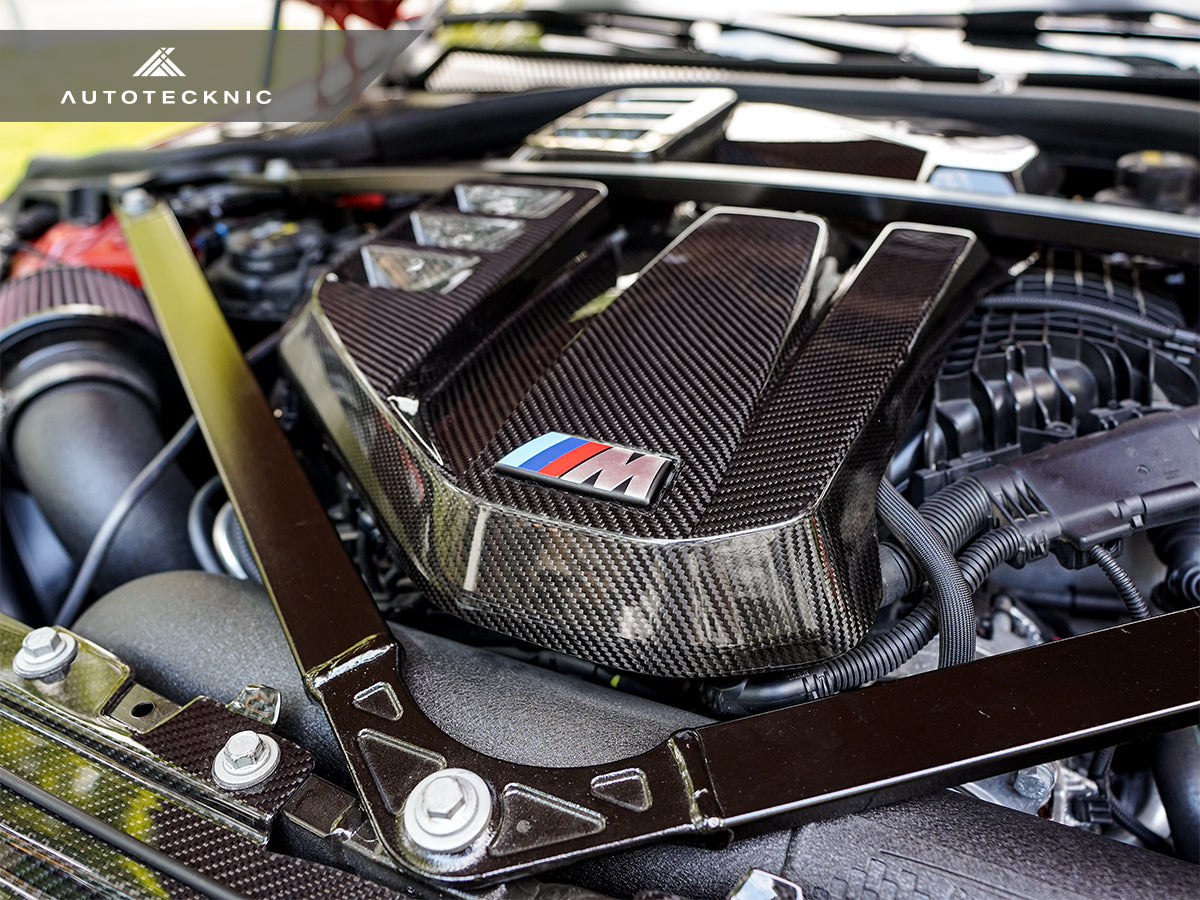 AutoTecknic Dry Carbon Fiber Engine Cover - G87 M2 - Graveyard Performance