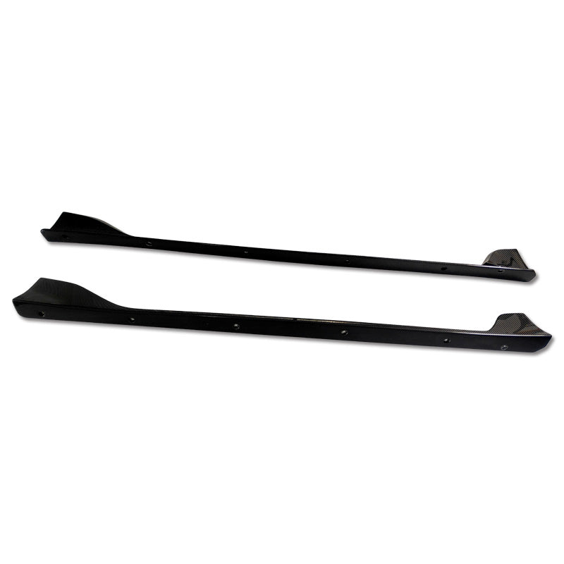 JDMuscle Tanso Carbon Fiber AM Style Side Skirt for 2020+ Toyota Supra - Graveyard Performance