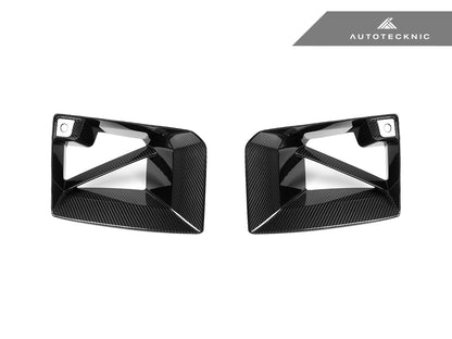 AutoTecknic Dry Carbon Front Bumper Lower Vent Set - G87 M2 - Graveyard Performance