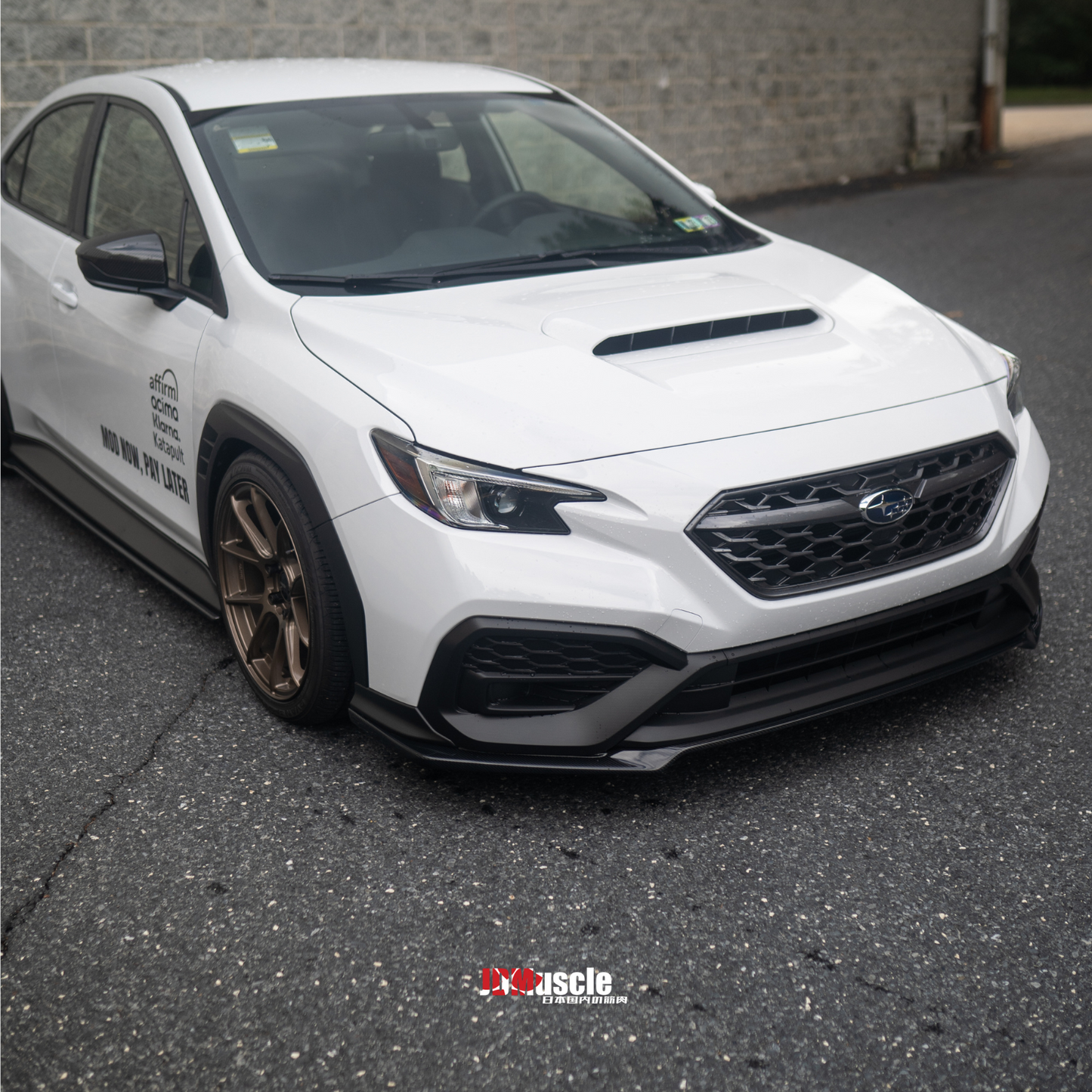 JDMuscle [22-25 WRX] Tanso Carbon Fiber Side Skirts - OE+ Style