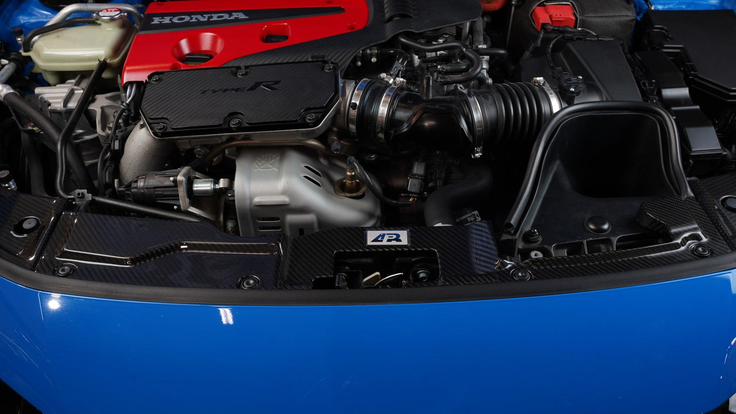 APR Performance Carbon Fiber Honda FL5 Civic Type R Carbon Fiber Radiator Cooling Plates 2023 - Current