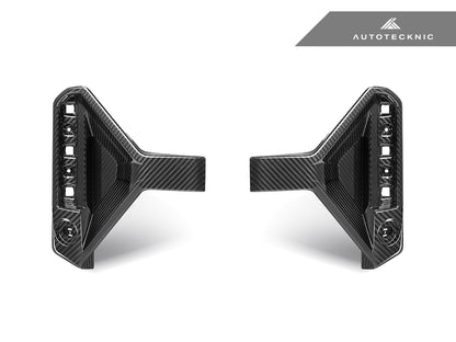 AutoTecknic Dry Carbon Rear Bumper Reflector Trim Set - G87 M2 - Graveyard Performance