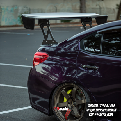 JDMuscle [15-21 WRX/STI] VS Style Full Carbon Fiber Euro GT Wing - Graveyard Performance