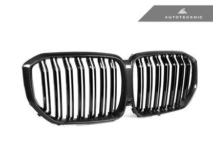 AutoTecknic Dual-Slat Dry Carbon Front Grille - G05 X5 Pre-LCI - Graveyard Performance