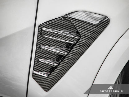 AutoTecknic Full Carbon Side Vent Set - F95 X5M LCI | G05 X5 LCI - Graveyard Performance