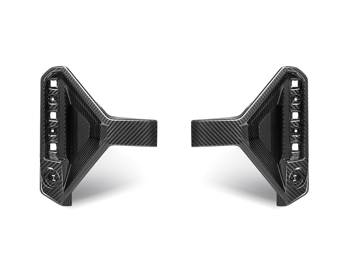 AutoTecknic Dry Carbon Rear Bumper Reflector Trim Set - G87 M2