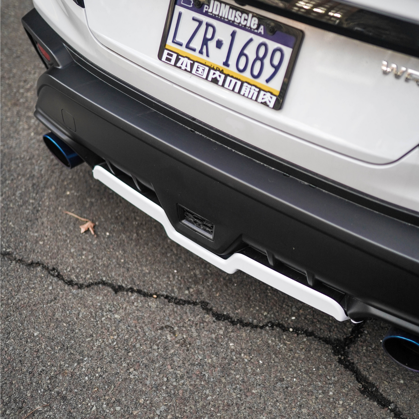 JDMuscle [22-25 WRX] Rear Diffuser V1 | Paint Matched / Gloss Black / Cherry Red