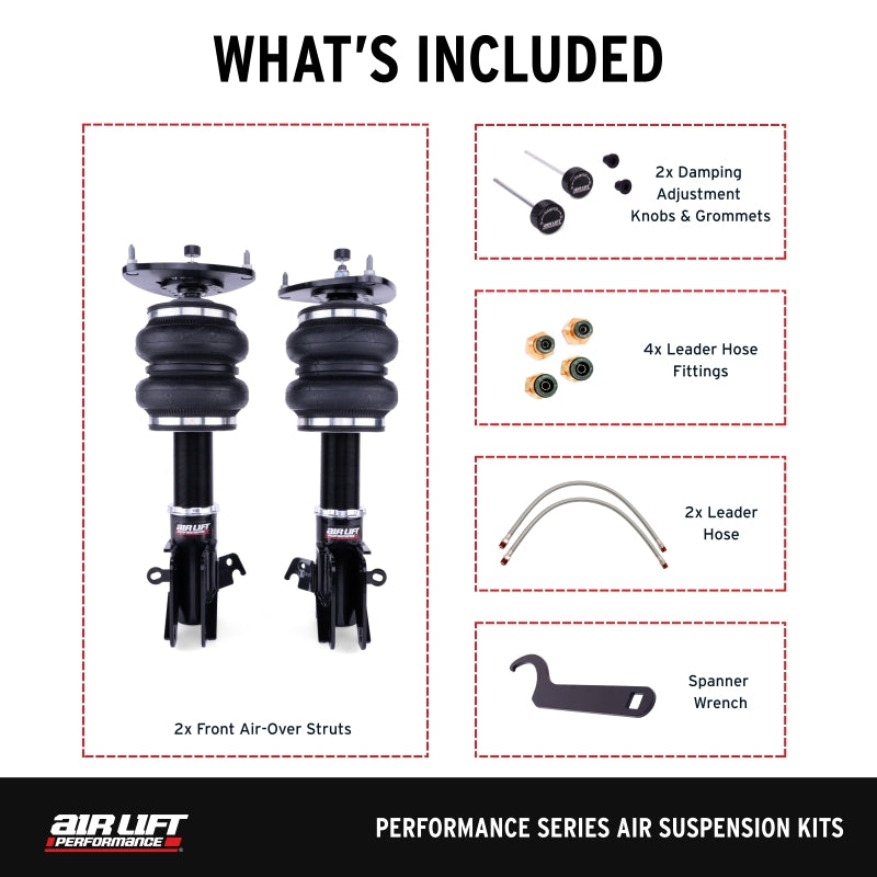 Air Lift Performance 15-21 Subaru WRX (VA) / 15-21 Subaru WRX STI (VA) Front Air Suspension Kit - Graveyard Performance
