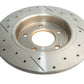 DBA 04-05 Mazda 3 2.3L / 06+ MazdaSpeed3 Rear Drilled & Slotted Street Series Rotor
