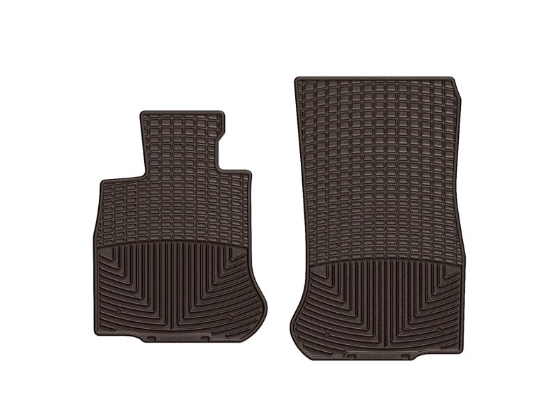 WeatherTech 2012-2015 BMW 6-Series Front Rubber Mats - Cocoa - Graveyard Performance
