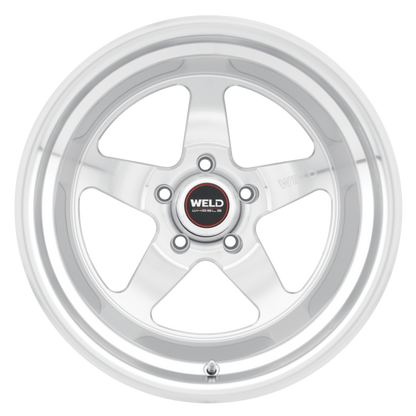 Weld S104 17x11 Ventura 5x127 ET44 BS4.25 Gloss Silver MACH DIA 78.1 - Graveyard Performance