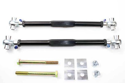 SPL Parts 06-13 BMW 3 Series/1 Series (E9X/E8X) Rear Toe Links w/Eccentric Lockouts (Excl M Models) - Graveyard Performance