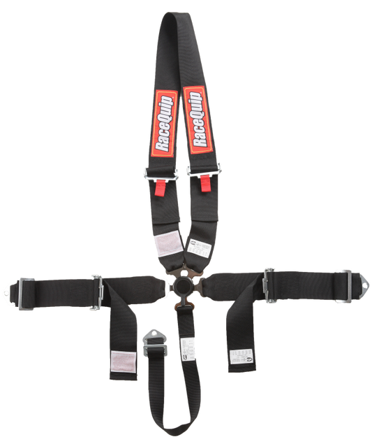 RaceQuip Black SFI CAMLOCK 5pt Dragster U Belt