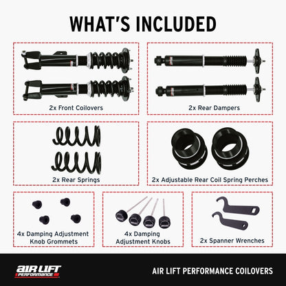 Air Lift Performance 11-23 Chrysler 300 / 15-23 Dodge Challenger Coilover Kit - Graveyard Performance