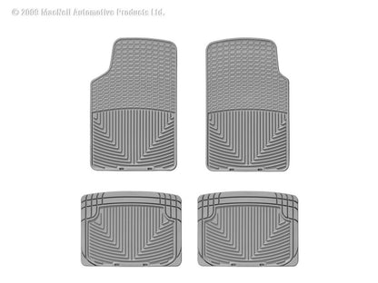 WT Rubber Mats - Rear - Grey - Graveyard Performance