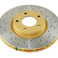DBA 04-05 Mazda 3 2.3L (exc. MazdaSpeed) Front Drilled & Slotted 4000 Series Rotor