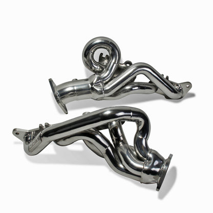 BBK 2015-16 Ford Mustang GT 5.0L 1-3/4 Tuned Length Header System - Titanium Ceramic - Graveyard Performance