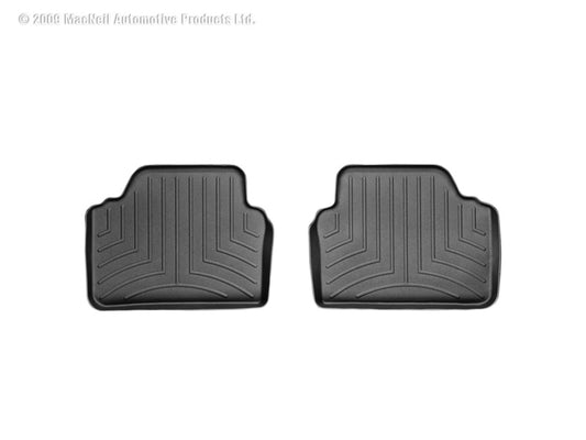 WeatherTech 06-12 BMW 3-Series Rear FloorLiner - Black - Graveyard Performance