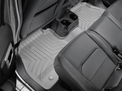 WeatherTech 2022+ Honda Civic (Sedan & Hatchback w/2nd Row USB Ports) Rear FloorLiner - Grey - Graveyard Performance