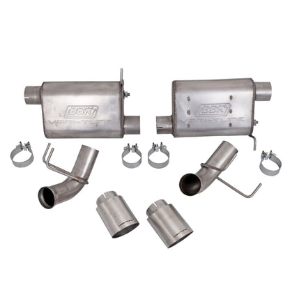 BBK 11-14 Mustang GT VariTune Axle Back Exhaust Kit (Stainless Steel) - Graveyard Performance