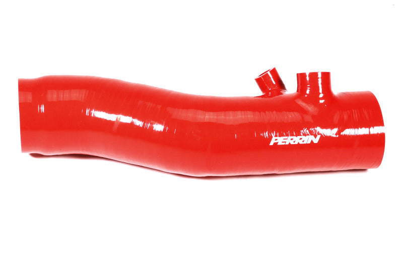 Perrin 2022+ Subaru WRX Long Type Turbo Inlet Hose  - Red - Graveyard Performance