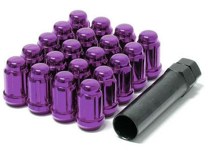 Wheel Mate Muteki Closed End Lug Nuts - Purple 12x1.25 - Graveyard Performance
