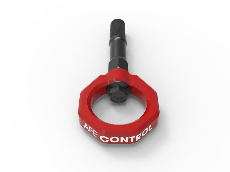 AFE 20-24 Chevrolet C8 Corvette Rear Tow Hook - Red - Graveyard Performance