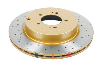 DBA 08+ EVO X Rear Drilled & Slotted 4000 Series Rotor - Graveyard Performance