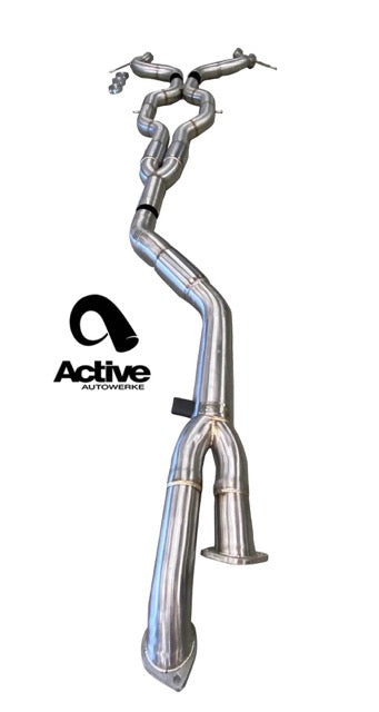 G80/G82 M3/M4 Signature RACE ONLY Exhaust System - GOLIATH - Full race only exhaust w DUMP - Brushed Tips - Graveyard Performance