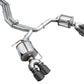 AWE Tuning 19-23 Audi C8 S6/S7 2.9T V6 AWD Touring Edition Exhaust - Diamond Black Tips