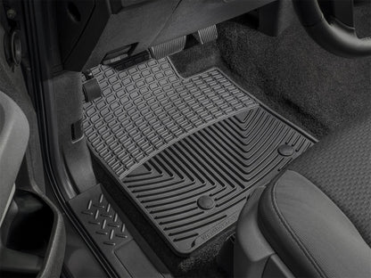 WeatherTech 11+ BMW 5-Series (F10) Front Rubber Mats - Black - Graveyard Performance