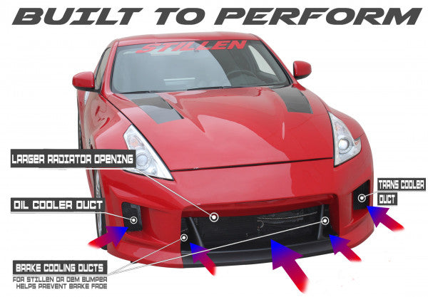 Stillen 12-20 Nissan 370Z Z34 SetRAB Oil Cooler Kit Race 400765