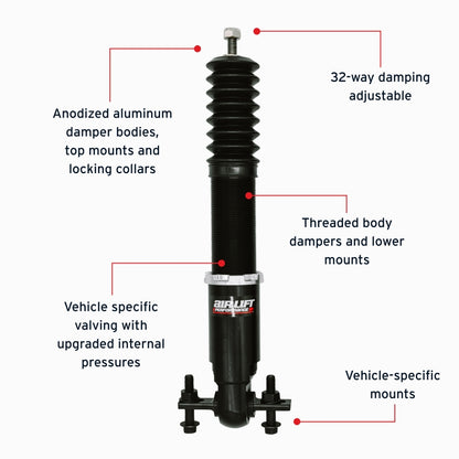 Air Lift Performance 15-23 Ford Mustang S550/24-25 S650 Air Suspension Rear Kit - Graveyard Performance