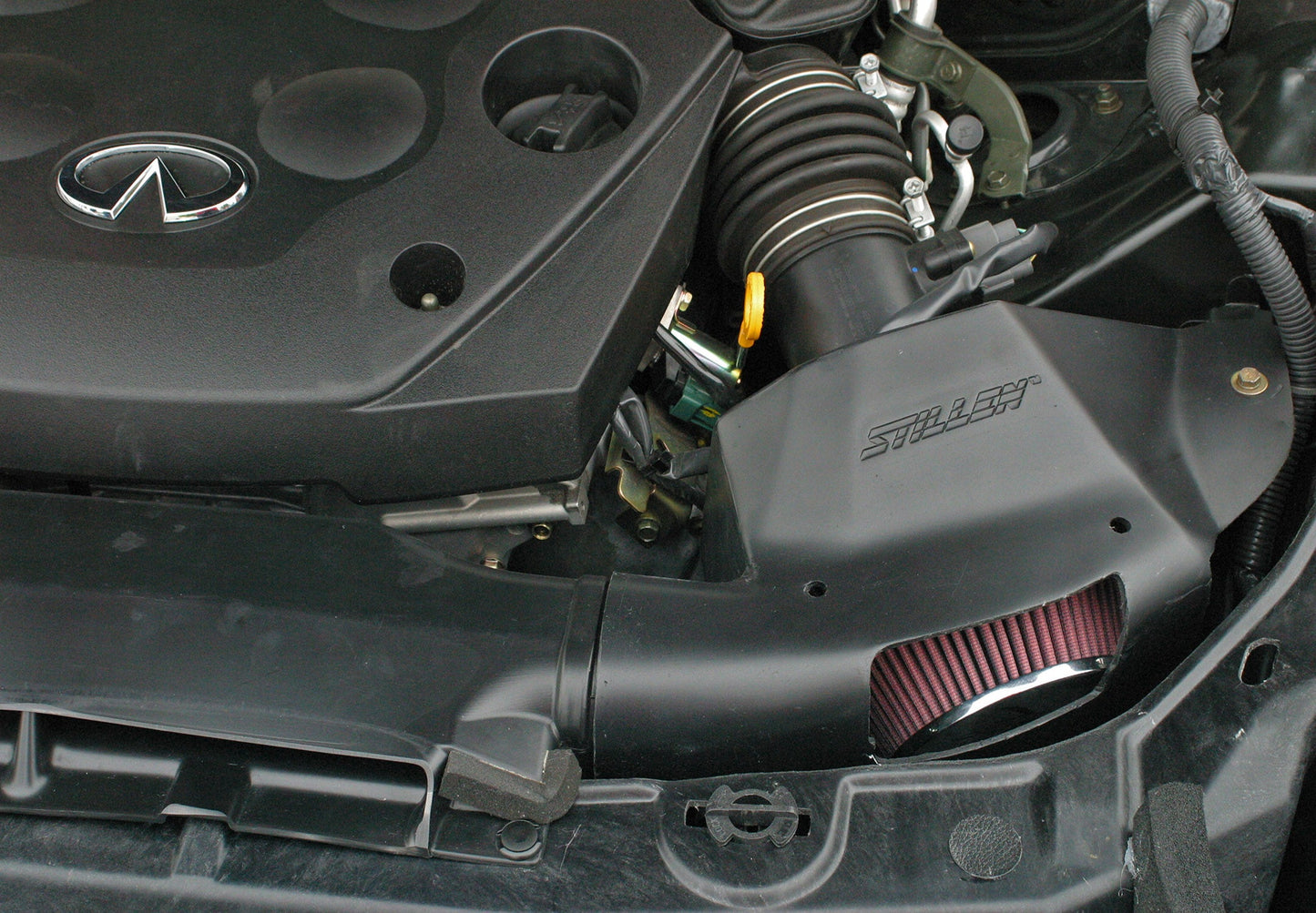 Stillen Infiniti G35 Hi-Flow Air Intake Kit S50/V35 Black For 03-08 Infiniti G35