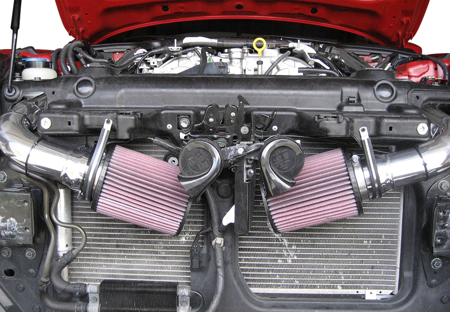 Stillen 350Z Hi-Flow Ultra Long Dual Tube Air Intake Gen 3 Z33 Oil Filter For 07-09 Nissan 350Z