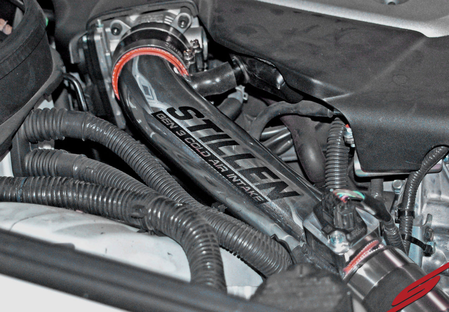 Stillen Infiniti G37 Dual Ultra Long Tube Air Intake Kit Gen 3 V36 Dry Filter For 09-13 Infiniti G37