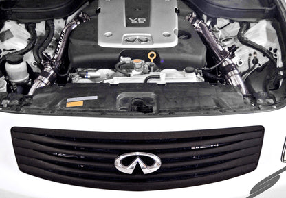 Stillen Infiniti G37 Dual Ultra Long Tube Air Intake Kit Gen 3 V36 Dry Filter For 09-13 Infiniti G37